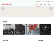 Tablet Screenshot of gammarecords.com